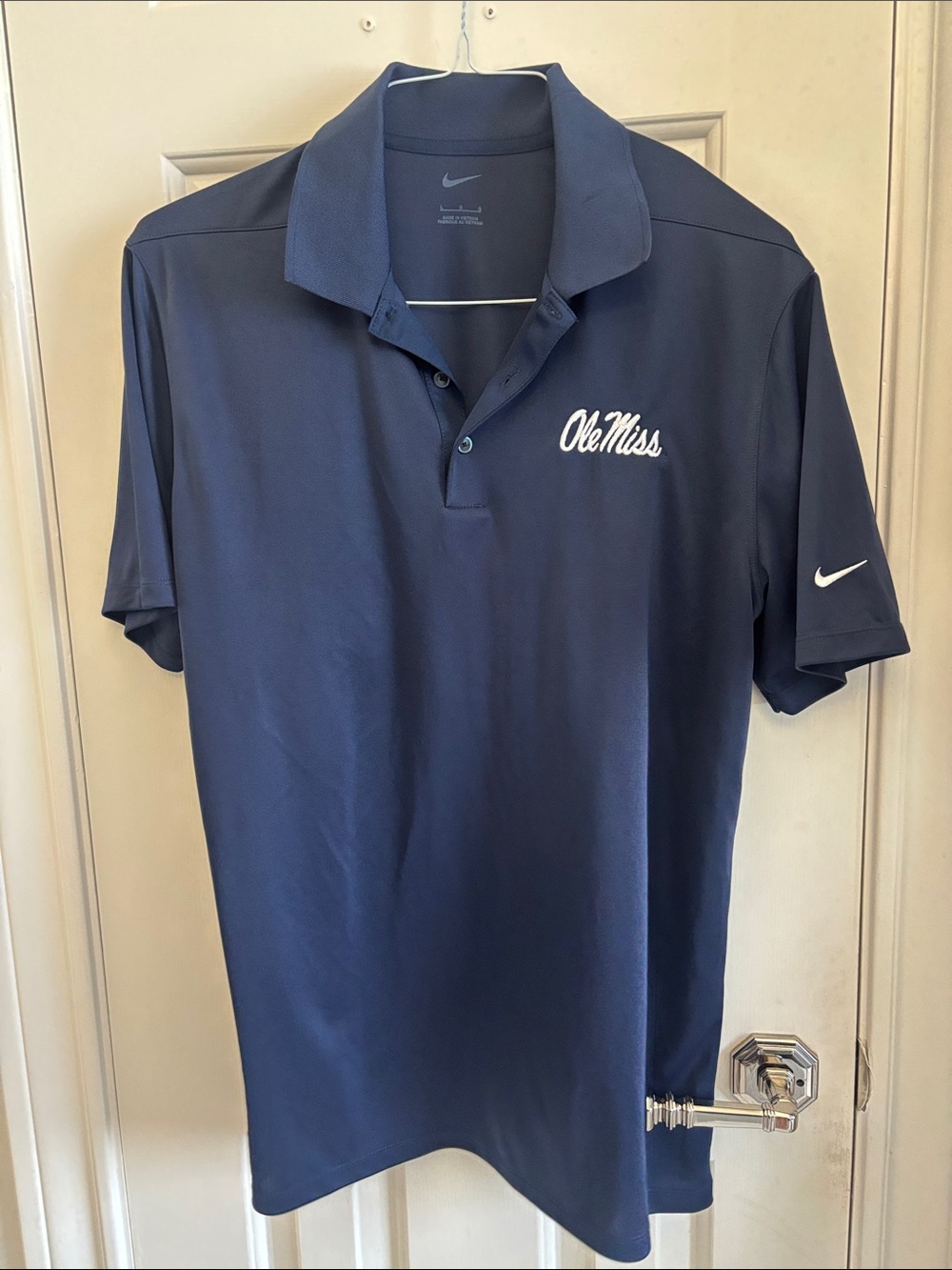 Nike Men’s Navy Ole Miss Polo - Picture 1 of 7